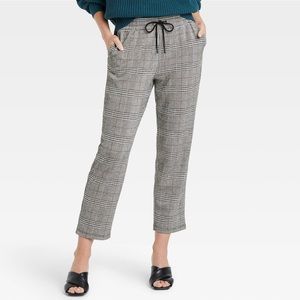 NWOT a new day pull on plaid pants